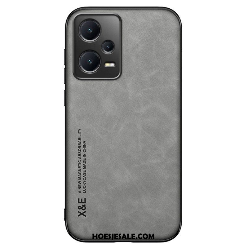 Hoesje voor Xiaomi Redmi Note 12 Pro X&e Ledereffect Leer