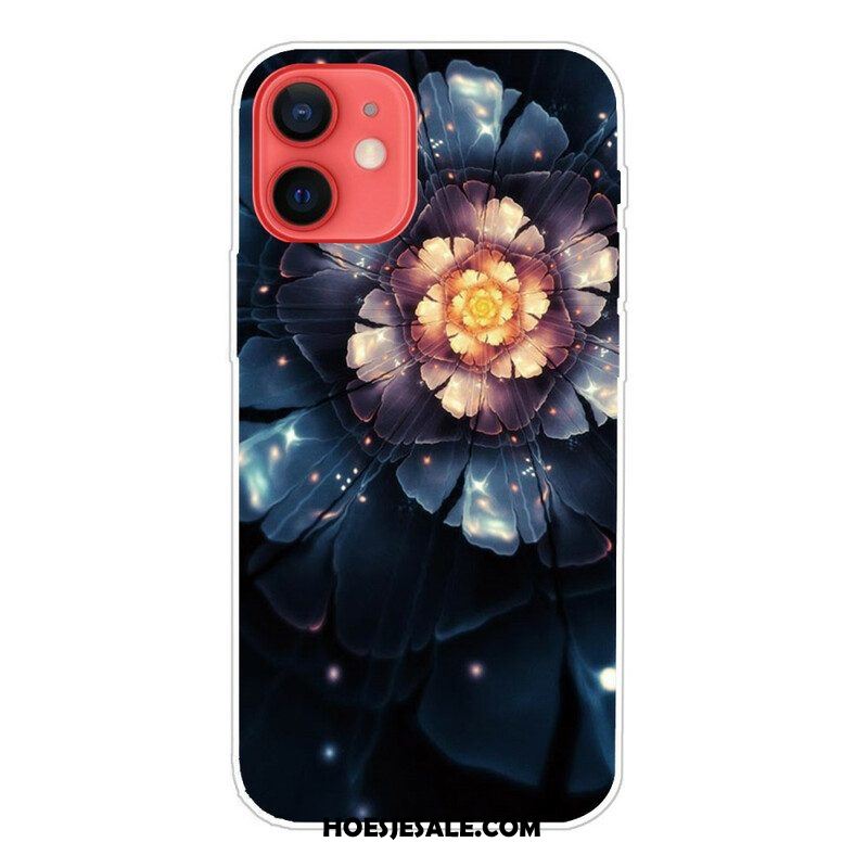 Hoesje voor iPhone 13 Mini Flexibele Bloemen