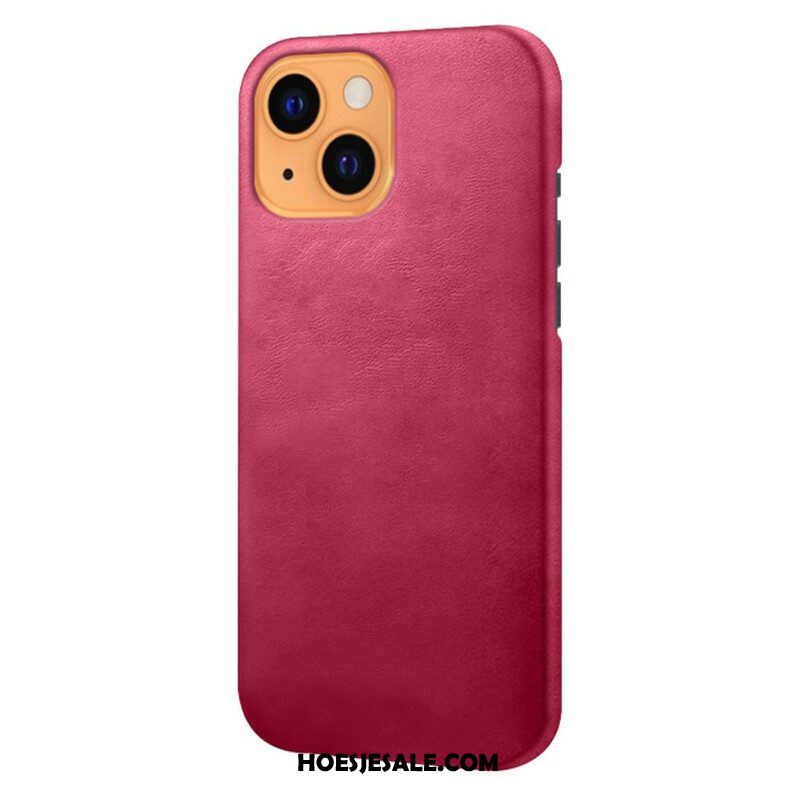 Hoesje voor iPhone 13 Mini Ksq Leereffect