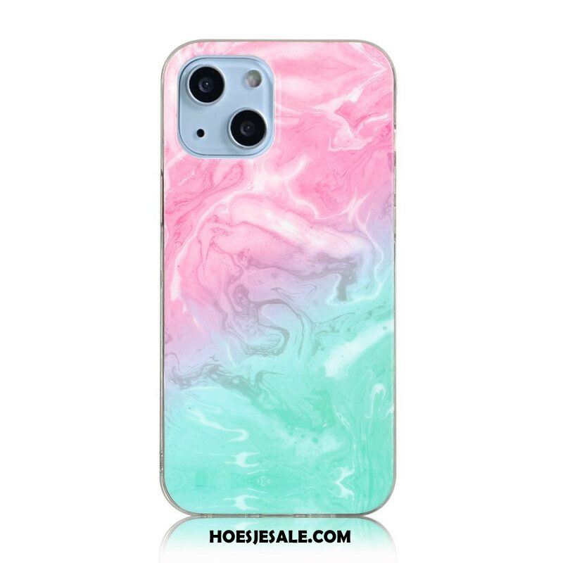 Hoesje voor iPhone 13 Mini Vereenvoudigd Marmer