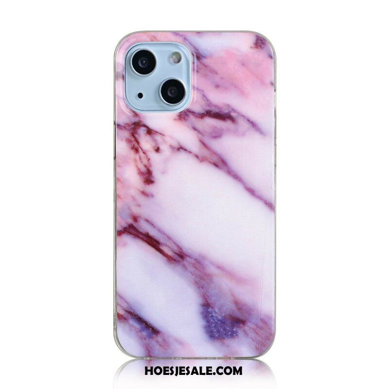 Hoesje voor iPhone 13 Mini Vereenvoudigd Marmer