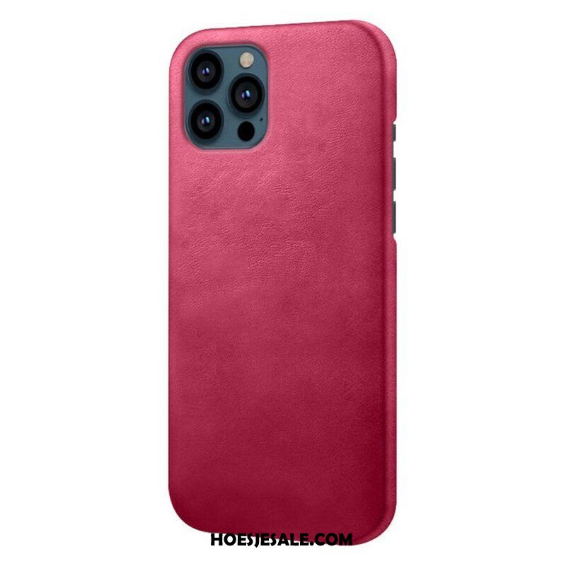 Hoesje voor iPhone 13 Pro Ksq Leereffect