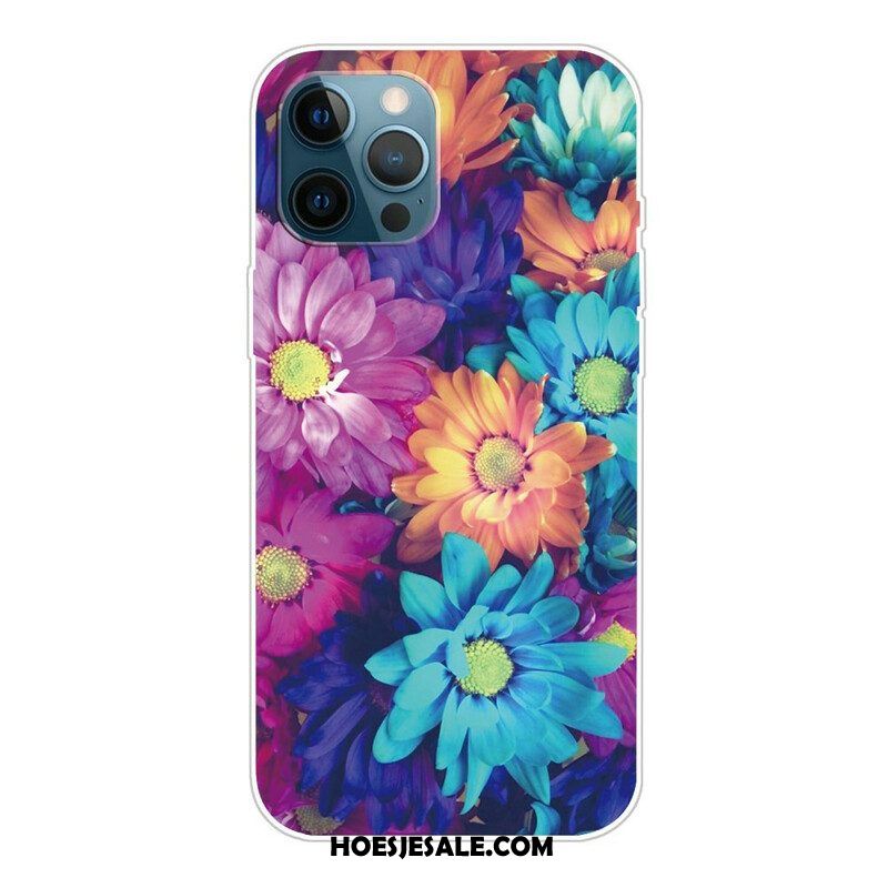 Hoesje voor iPhone 13 Pro Max Flexibele Bloemen