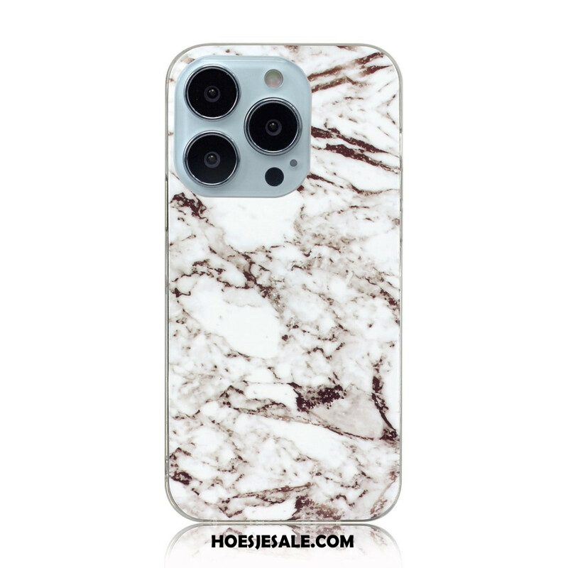 Hoesje voor iPhone 13 Pro Max Vereenvoudigd Marmer