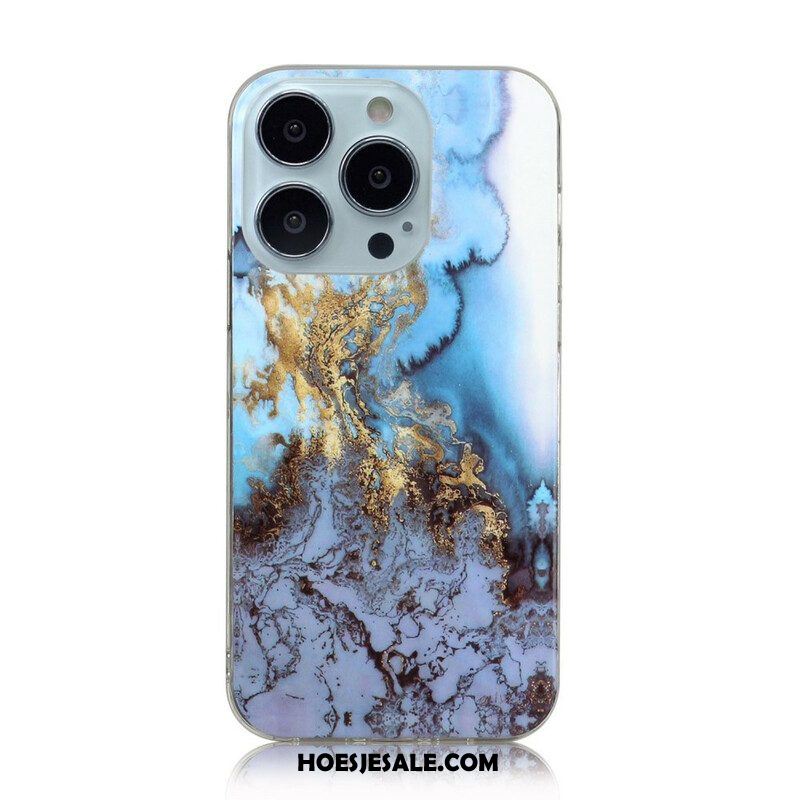 Hoesje voor iPhone 13 Pro Max Vereenvoudigd Marmer