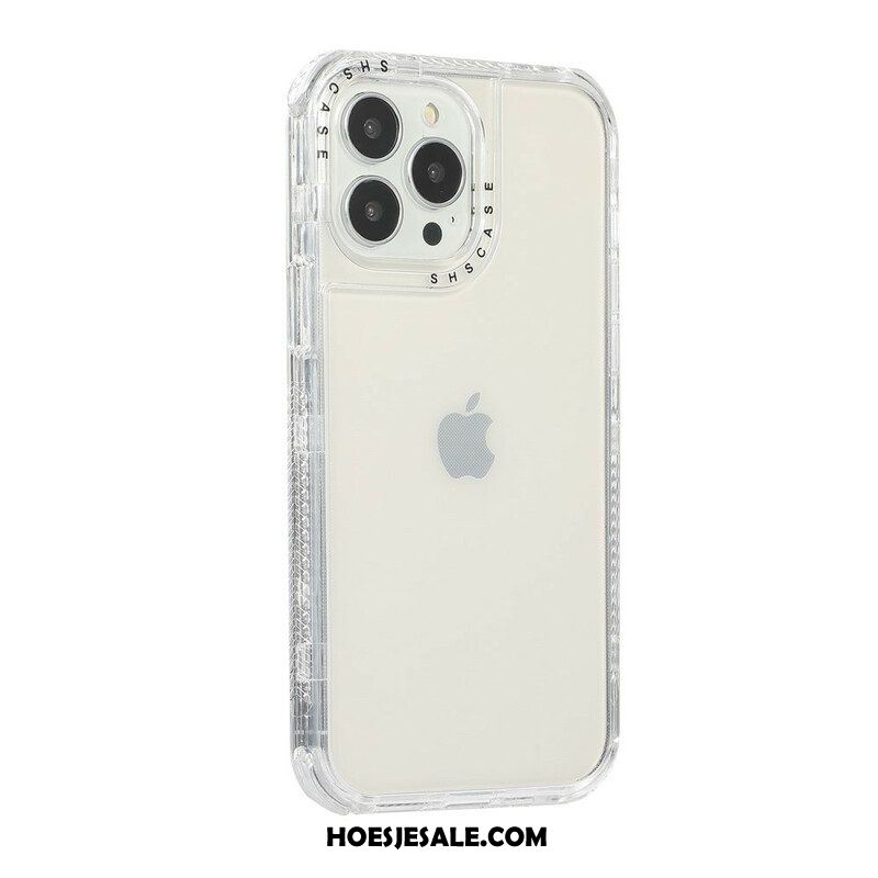 Hoesje voor iPhone 13 Pro Transparant Getint