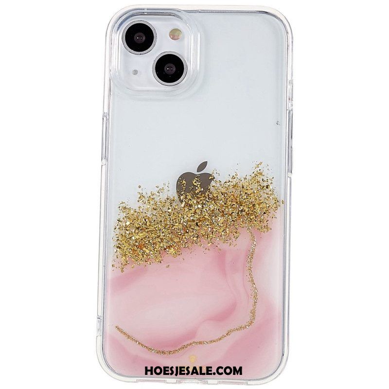 Hoesje voor iPhone 14 Glitter Kunst