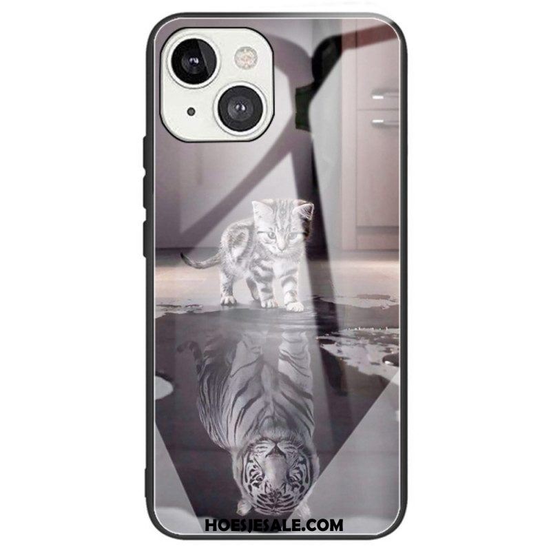 Hoesje voor iPhone 14 Kittendroom Van Gehard Glas