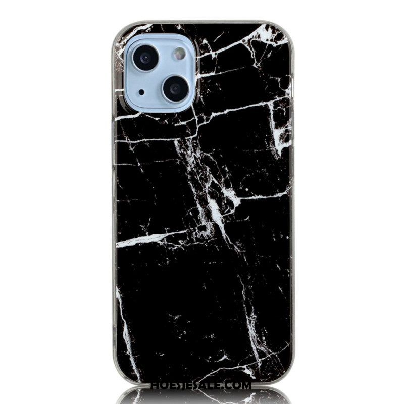 Hoesje voor iPhone 14 Marmeren Versie