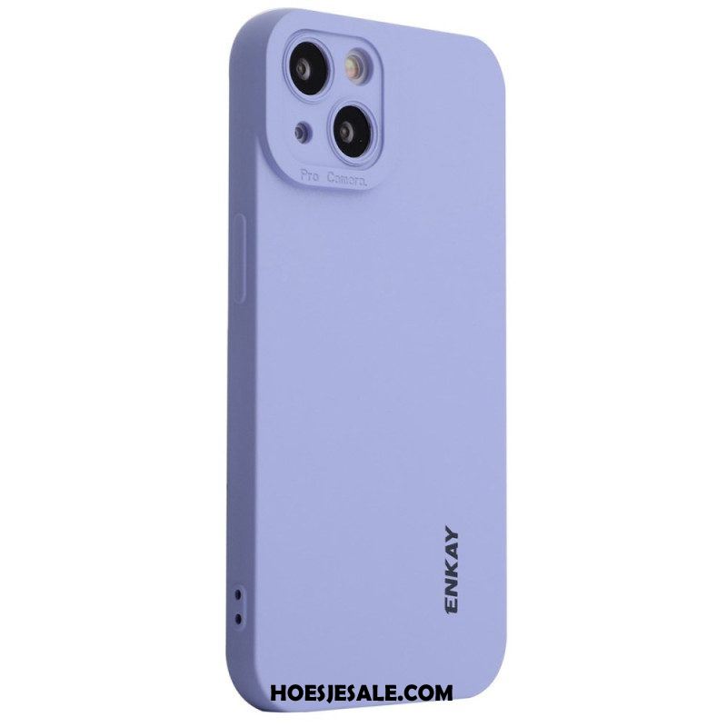 Hoesje voor iPhone 14 Plus Enkay Vloeibare Siliconen
