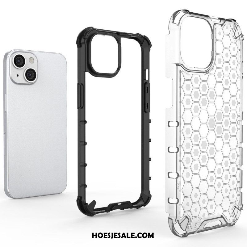 Hoesje voor iPhone 14 Plus Honingraatstijl