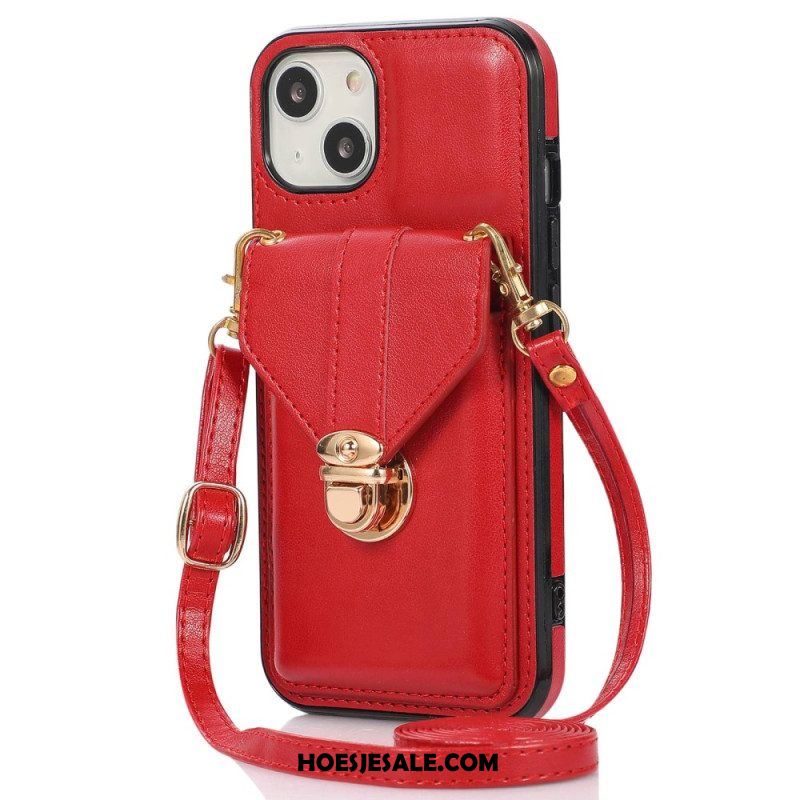 Hoesje voor iPhone 14 Portemonnee Crossbody-portemonnee