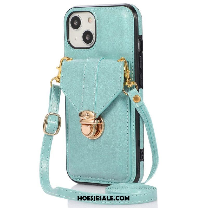 Hoesje voor iPhone 14 Portemonnee Crossbody-portemonnee