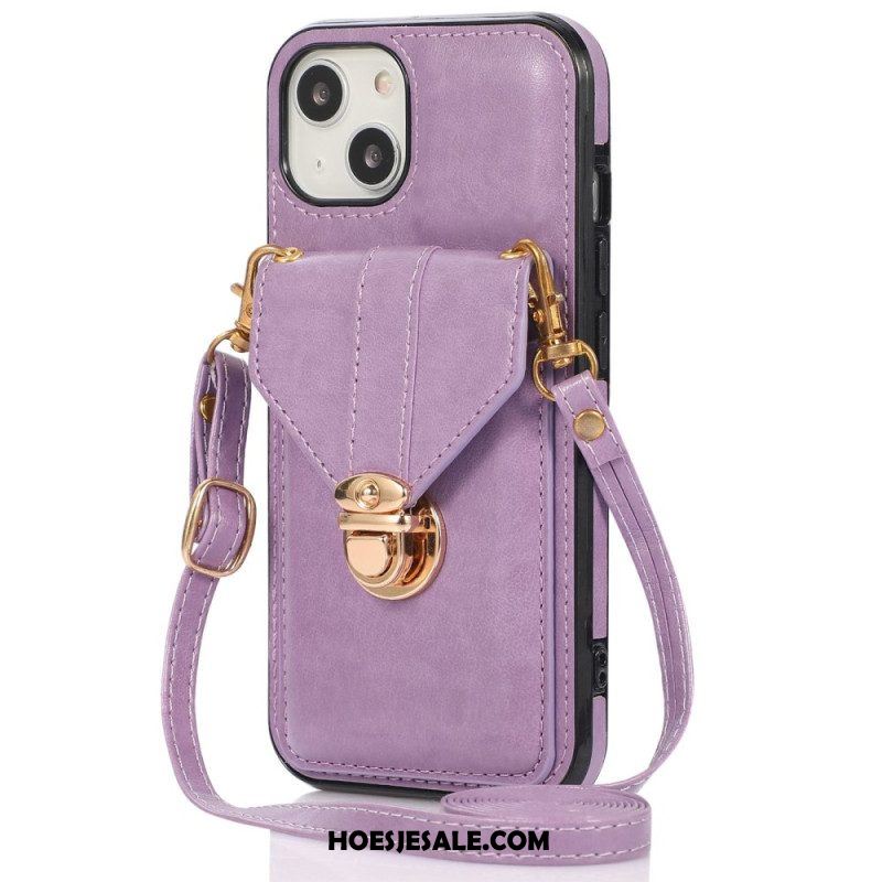 Hoesje voor iPhone 14 Portemonnee Crossbody-portemonnee