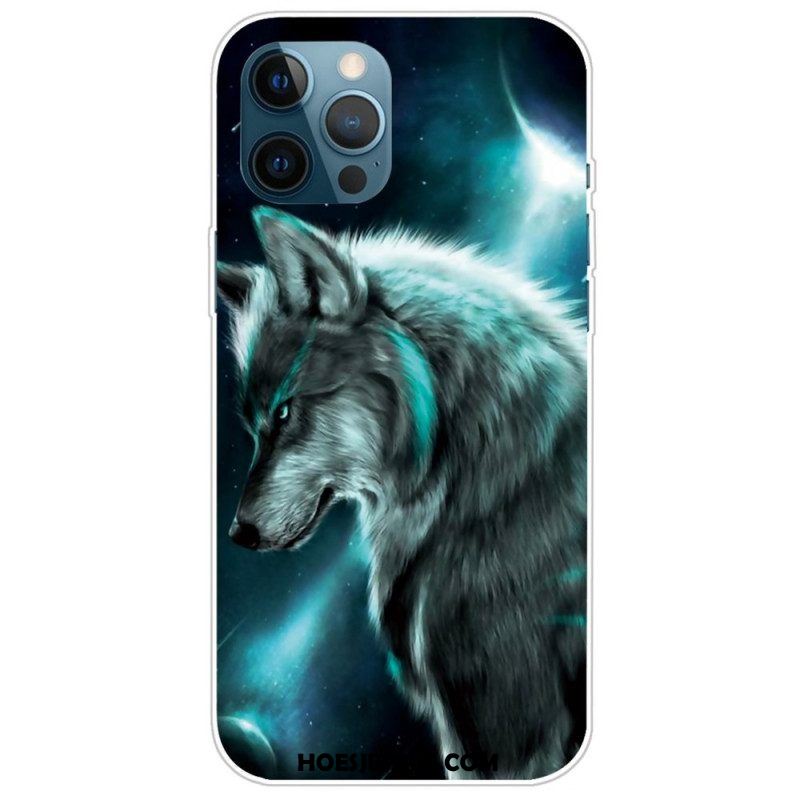 Hoesje voor iPhone 14 Pro Declinaties Wolf