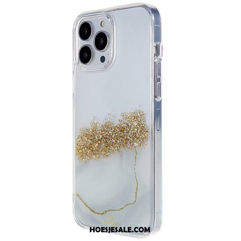 Hoesje voor iPhone 14 Pro Glitter Kunst