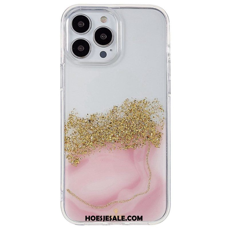 Hoesje voor iPhone 14 Pro Glitter Kunst