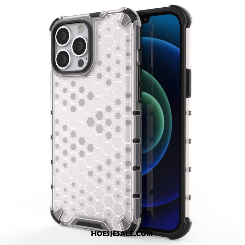 Hoesje voor iPhone 14 Pro Honingraatstijl