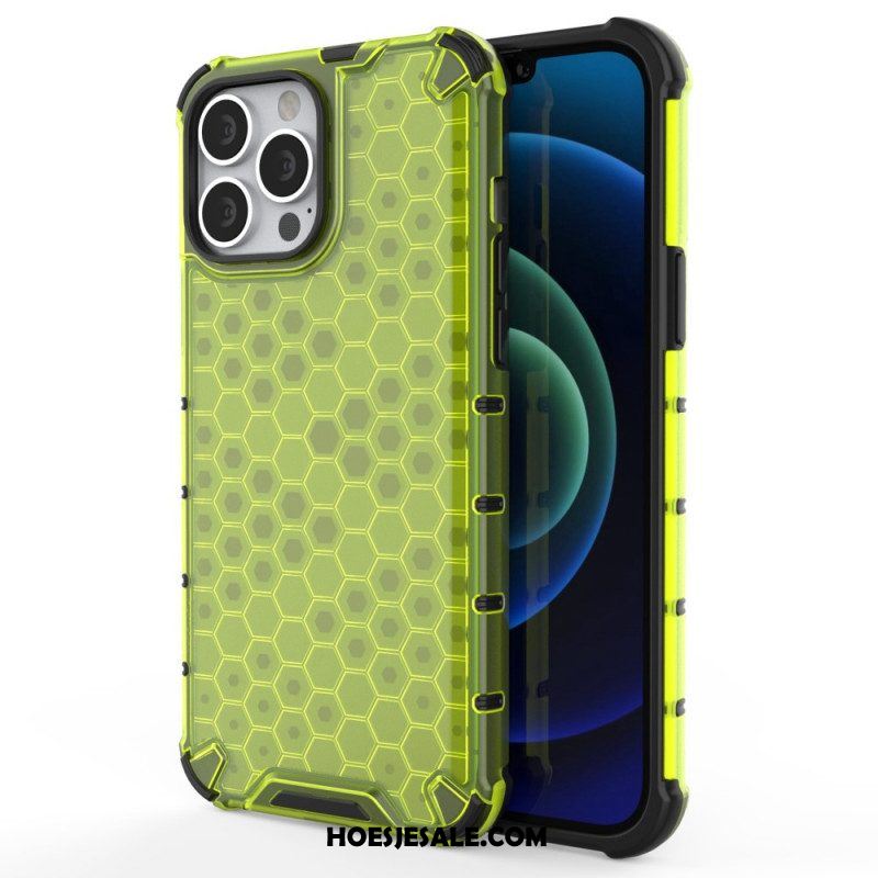 Hoesje voor iPhone 14 Pro Honingraatstijl