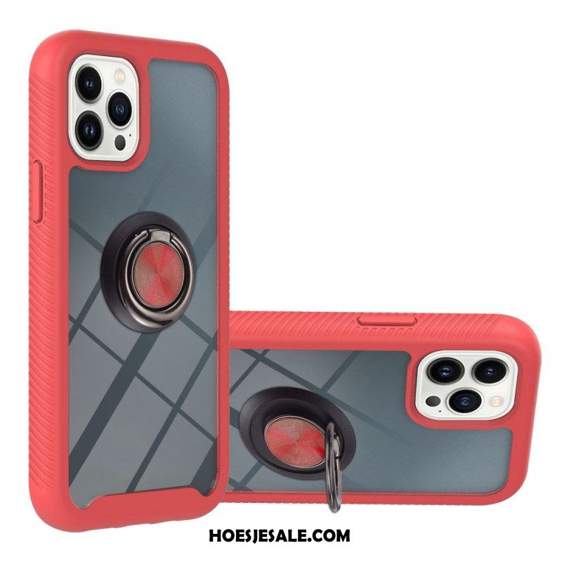 Hoesje voor iPhone 14 Pro Hybride Ringbeugel