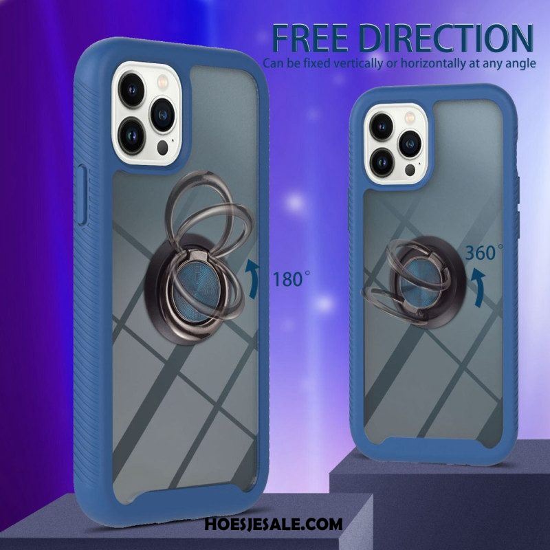 Hoesje voor iPhone 14 Pro Hybride Ringbeugel