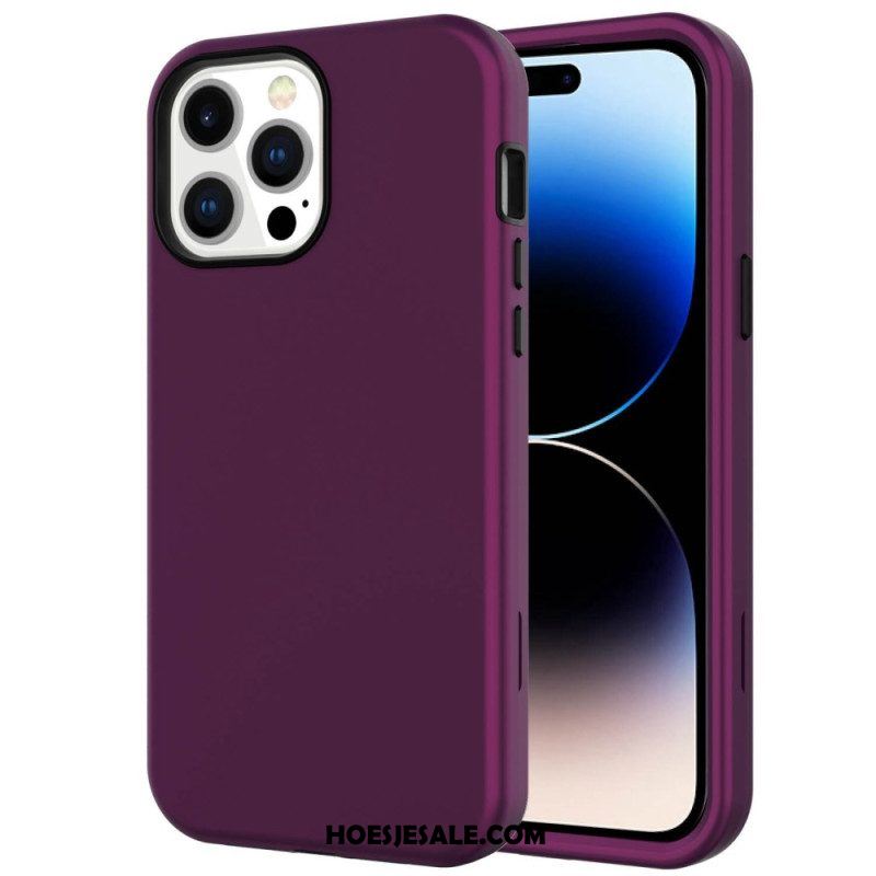 Hoesje voor iPhone 14 Pro Matte Afwerking Hybride