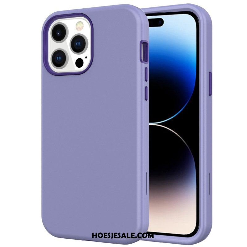 Hoesje voor iPhone 14 Pro Matte Afwerking Hybride