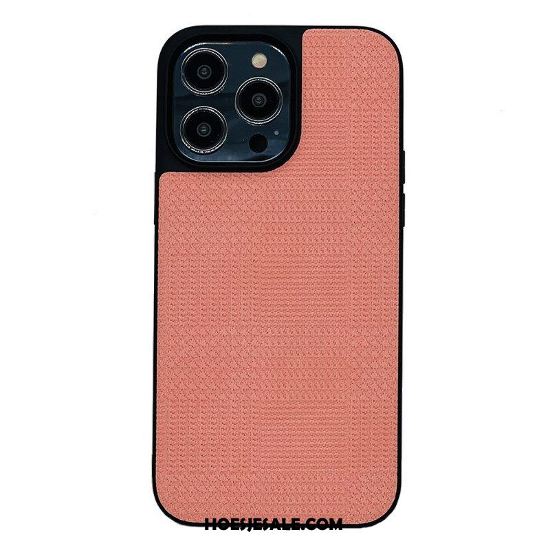 Hoesje voor iPhone 14 Pro Max Cross-over Kunstleer