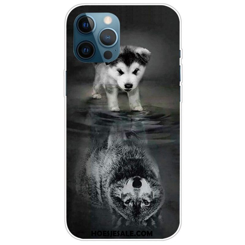 Hoesje voor iPhone 14 Pro Max Declinatie Wolf