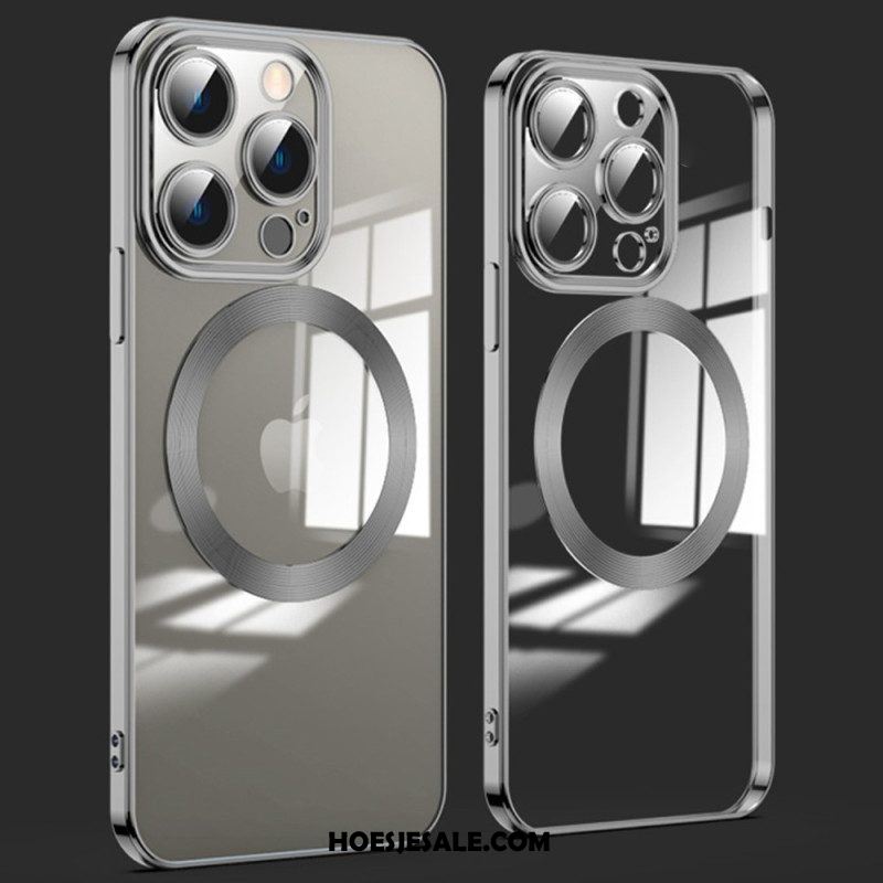 Hoesje voor iPhone 14 Pro Max Transparant Magsafe-compatibel