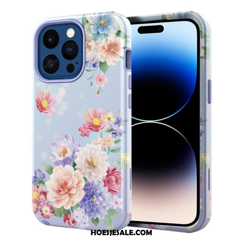 Hoesje voor iPhone 14 Pro Max Vintage Bloemen