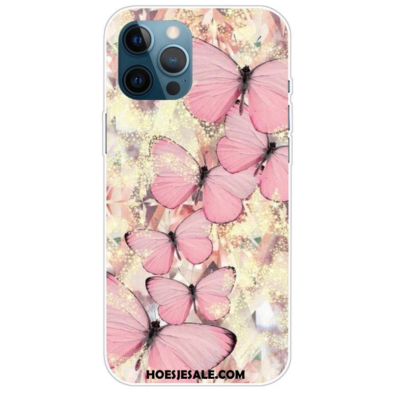 Hoesje voor iPhone 14 Pro Max Vlinders Variaties