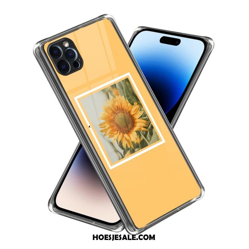 Hoesje voor iPhone 14 Pro Max Zonnebloemen