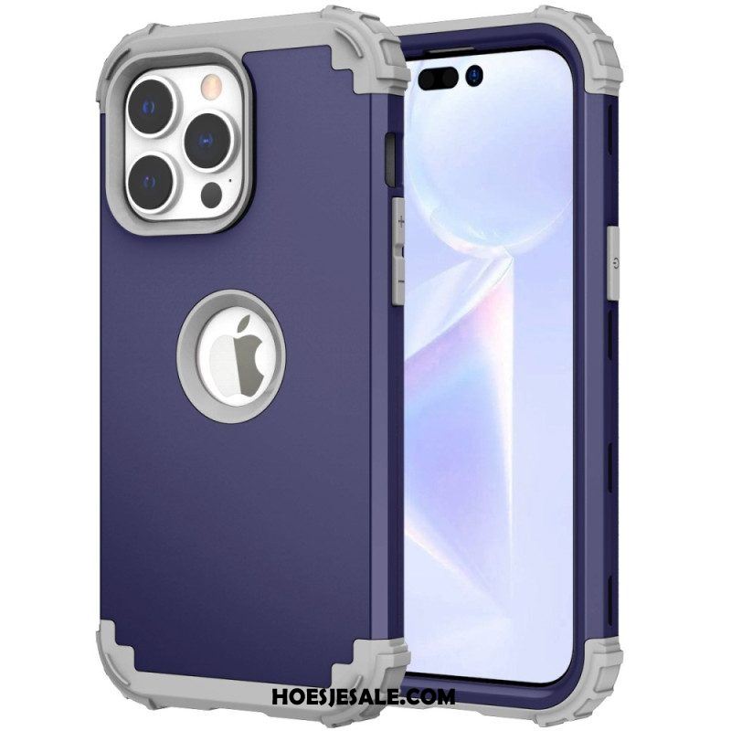 Hoesje voor iPhone 14 Pro Metaaleffect