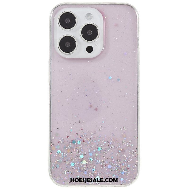 Hoesje voor iPhone 14 Pro Premium Pailletten