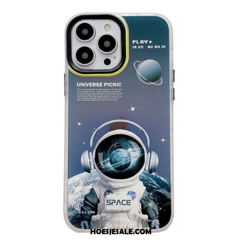 Hoesje voor iPhone 14 Pro Ruimte Man