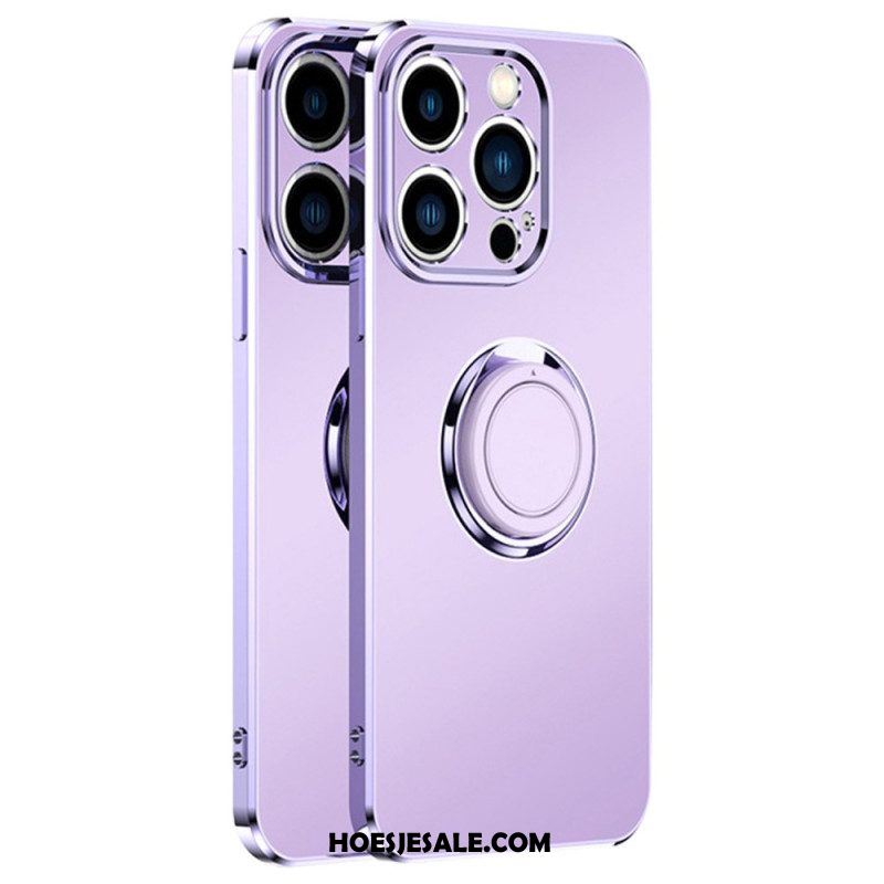 Hoesje voor iPhone 14 Stijl Metalen Ringbeugel