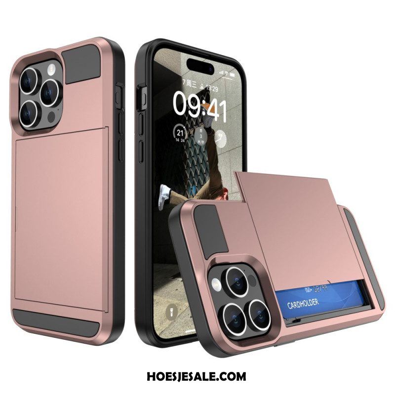 Hoesje voor iPhone 15 Geïntegreerde Kaarthouder