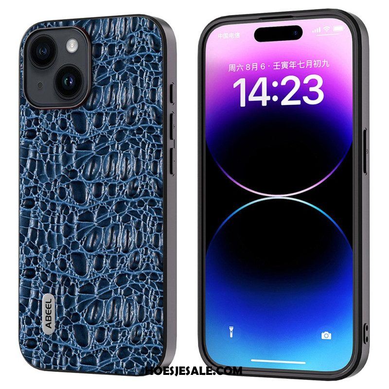 Hoesje voor iPhone 15 Plus Abeel Met Structuur