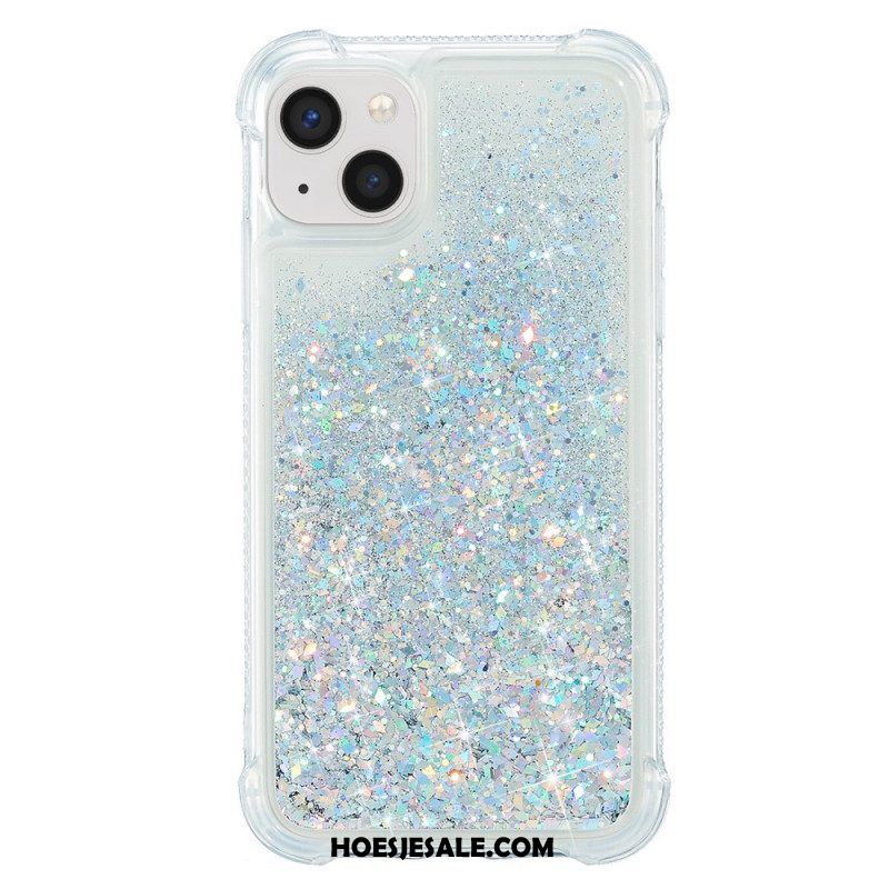 Hoesje voor iPhone 15 Plus Glitters