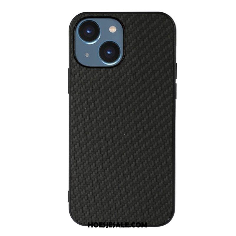 Hoesje voor iPhone 15 Plus Koolstofvezel