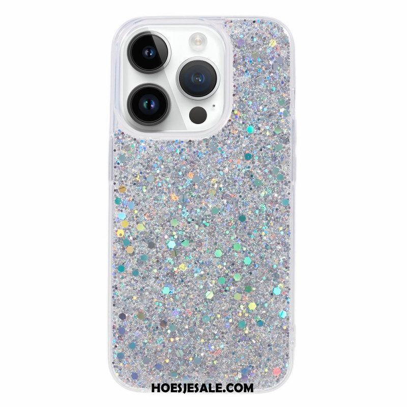 Hoesje voor iPhone 15 Pro Gewoon Glitteren