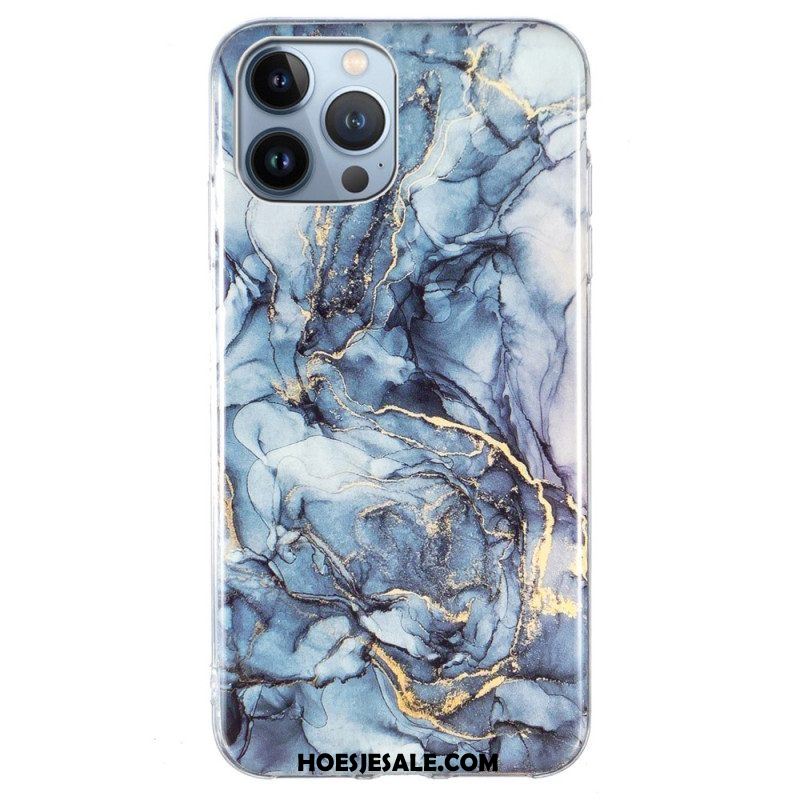 Hoesje voor iPhone 15 Pro Intens Marmer