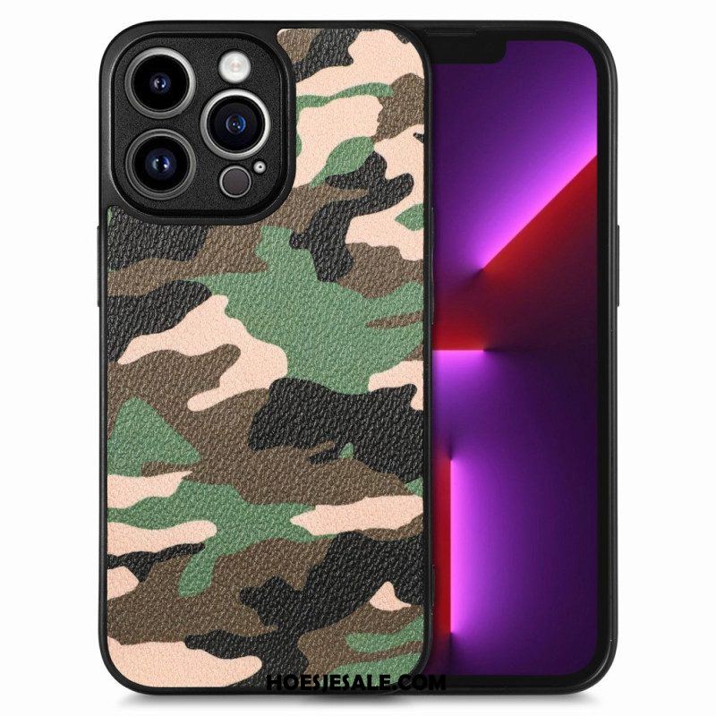 Hoesje voor iPhone 15 Pro Max Militaire Camouflage