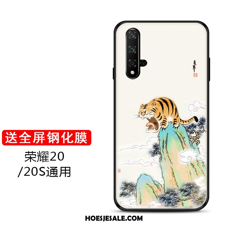 Honor 20 Hoesje Eenvoudige Hard Siliconen Hoes Anti-fall Sale