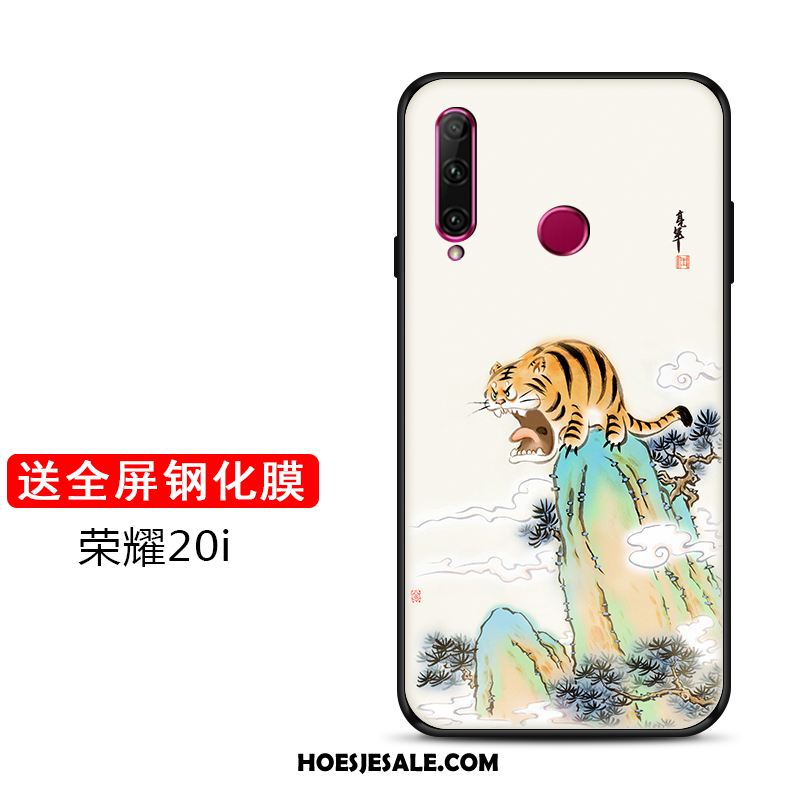 Honor 20 Hoesje Eenvoudige Hard Siliconen Hoes Anti-fall Sale