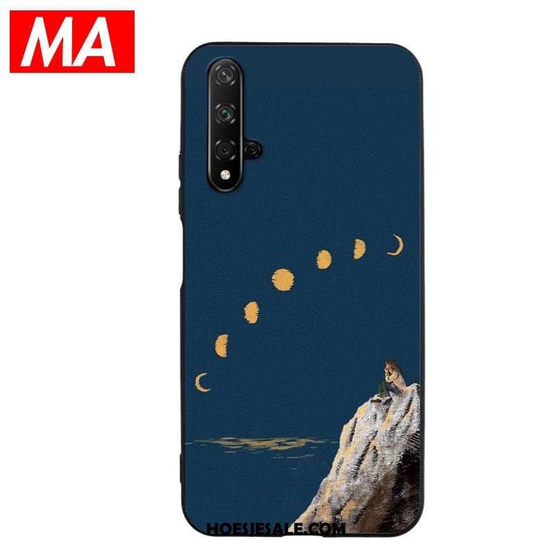 Honor 20 Hoesje Jeugd Mobiele Telefoon Blauw Hoes Mooi Winkel