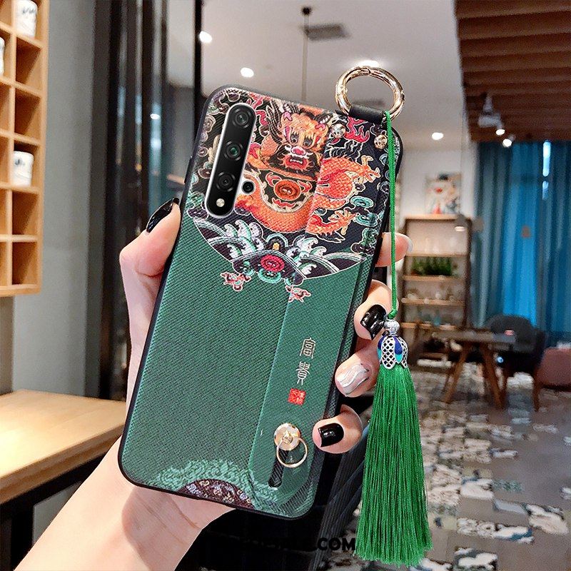 Honor 20 Hoesje Wind Chinese Stijl Rood Hanger Mobiele Telefoon Goedkoop