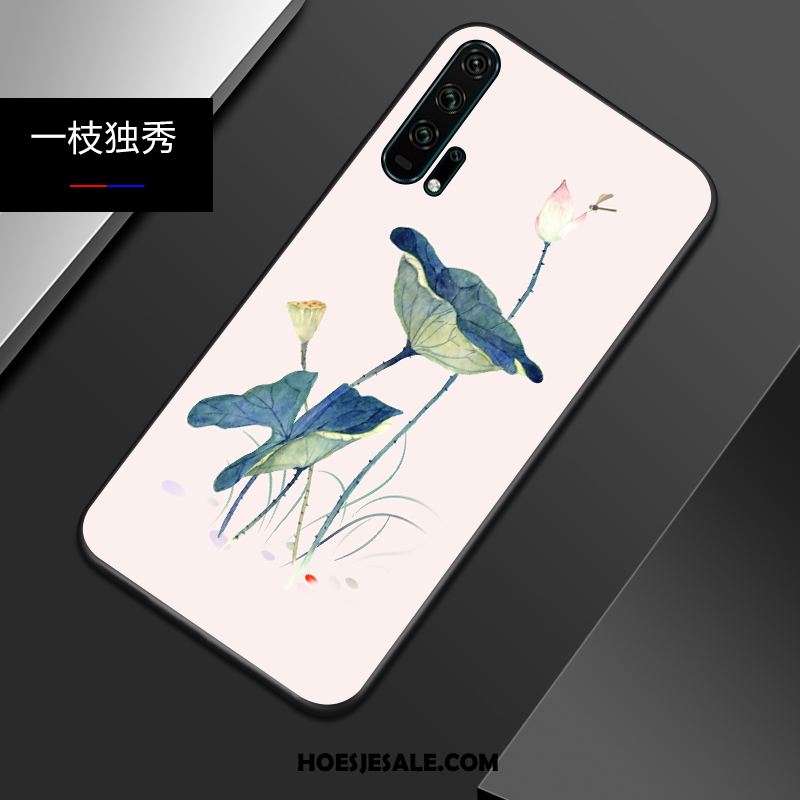 Honor 20 Pro Hoesje Blauw Persoonlijk Chinese Stijl All Inclusive Zacht Aanbiedingen