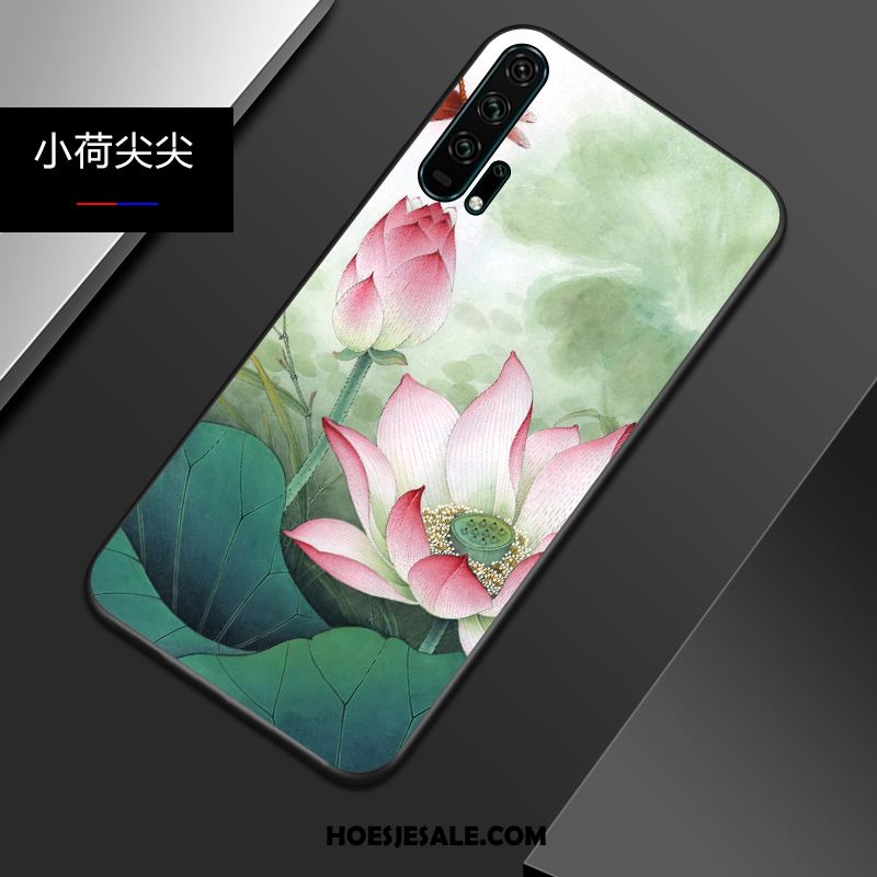 Honor 20 Pro Hoesje Blauw Persoonlijk Chinese Stijl All Inclusive Zacht Aanbiedingen